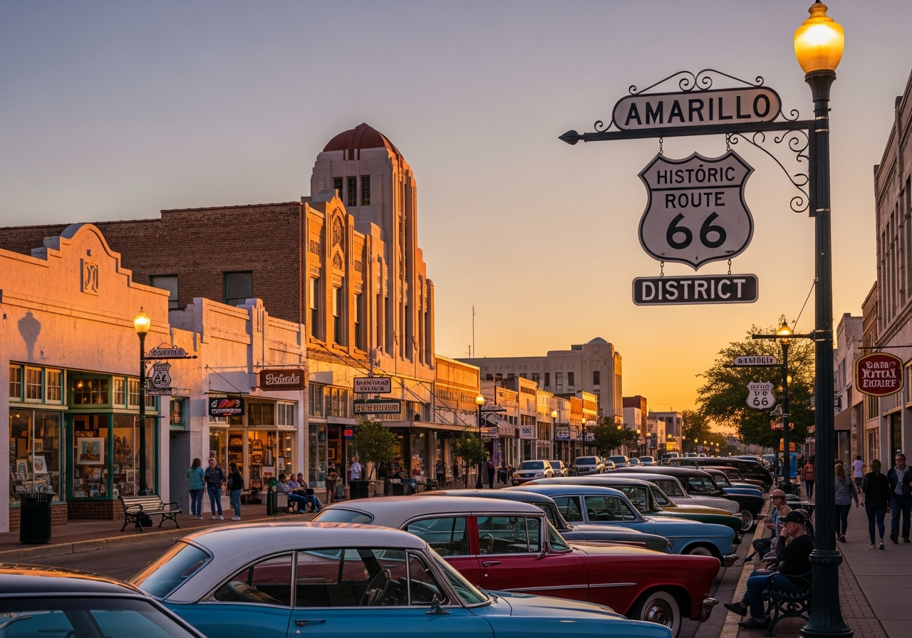 Amarillo Historic Route 66 District — Route 66 | Ramble 66